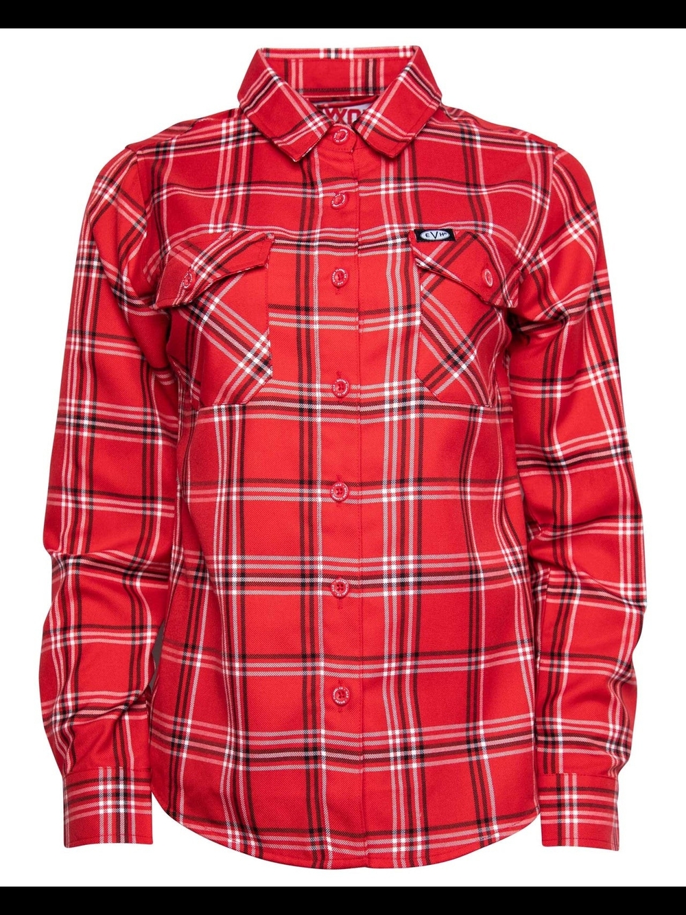 NWOT DIXXON EDDIE VAN HELLEN Red Plaid Button-Up Shirt SIZE S Limited Eddition
